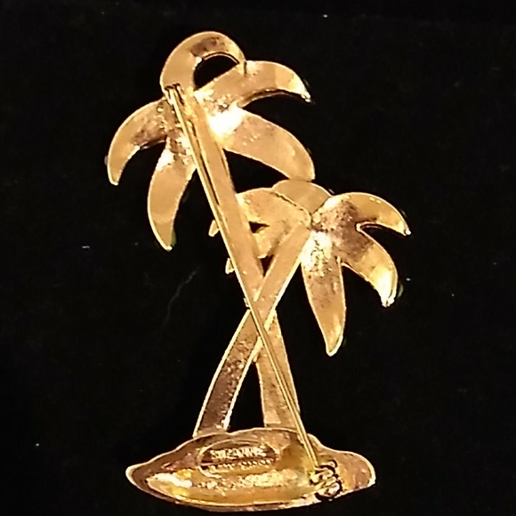 Suzanne Bjontegard Palm Tree Brooch - Picture 3 of 5